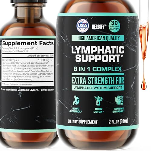 Herbify Lymphatic Drainage and Detox Drops