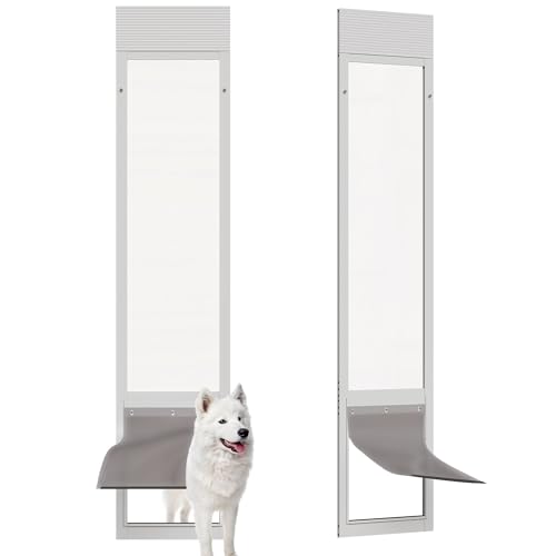 Sliding Glass Door Pet Entry, Adjustable Aluminum Frame