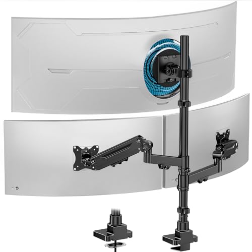 PUTORSEN Triple Monitor Mount Adjustable Desk Arm