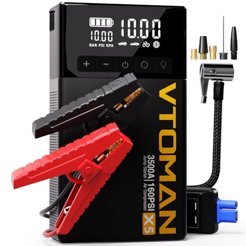 VTOMAN X5 Jump Starter with Air Compressor