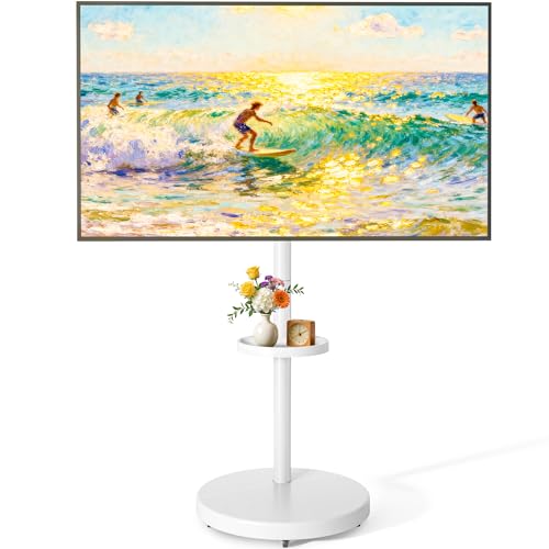 ECOTINY Mobile TV Stand for 32-65 Inch Screens