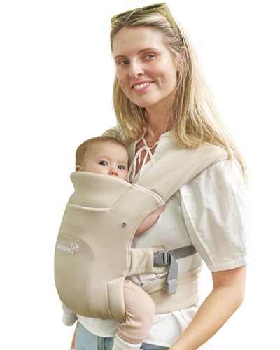 GROWNSY Ergonomic Baby Carrier Cream