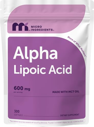 Micro Ingredients Alpha Lipoic Acid Supplement