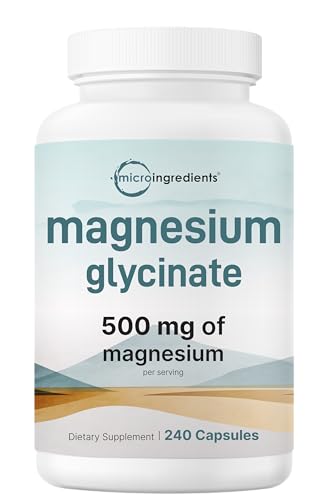 Micro Ingredients Magnesium Glycinate 500mg 240ct