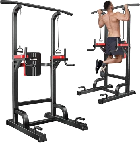 Power Tower Dip Station Pull Up Bar