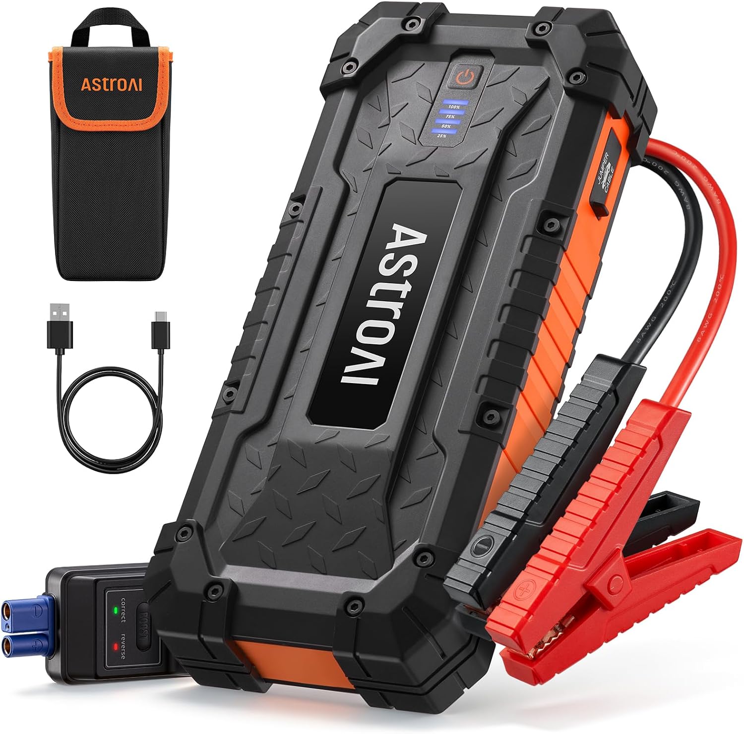 AstroAI S8 Ultra 4000A Portable Car Jump Starter