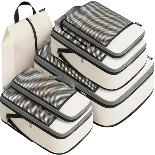 Bagail Compression Packing Cubes Travel Organizers