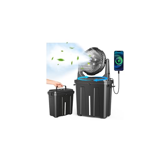 Ausic 2026 Portable Misting Fan with Light