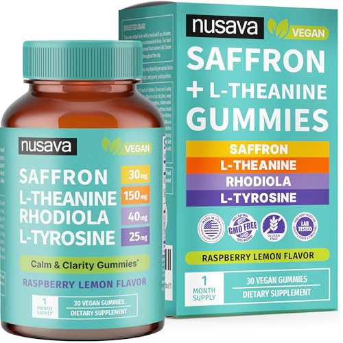NUSAVA Saffron Mood Support Gummies