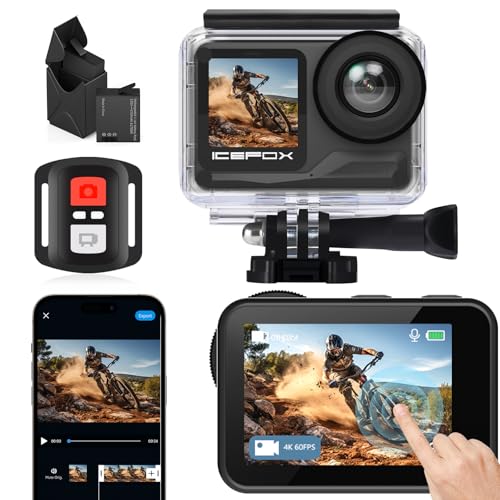 Icefox 4K Action Camera 60FPS 20MP