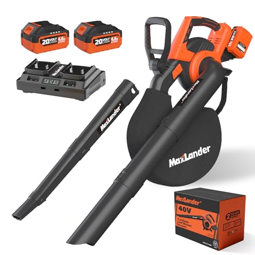 Maxlander 3-in-1 Cordless Leaf Blower Vacuum Mulcher